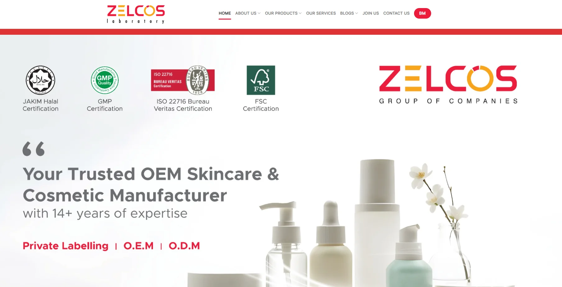 Top 10 Personal Care Manufacturers in Malaysia for Private Label